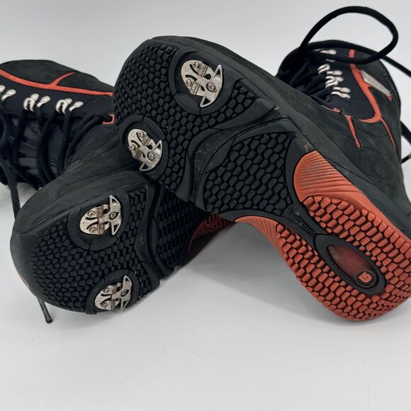 BURTON Driver Men's Black Rust Red Orange Snowboard Boots Size 8 - Picture 7 of 11